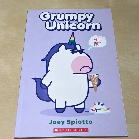 Scholastic Other - Grumpy Unicorn by Joey Spiotto Scholastic Graphic Novel Comic Book